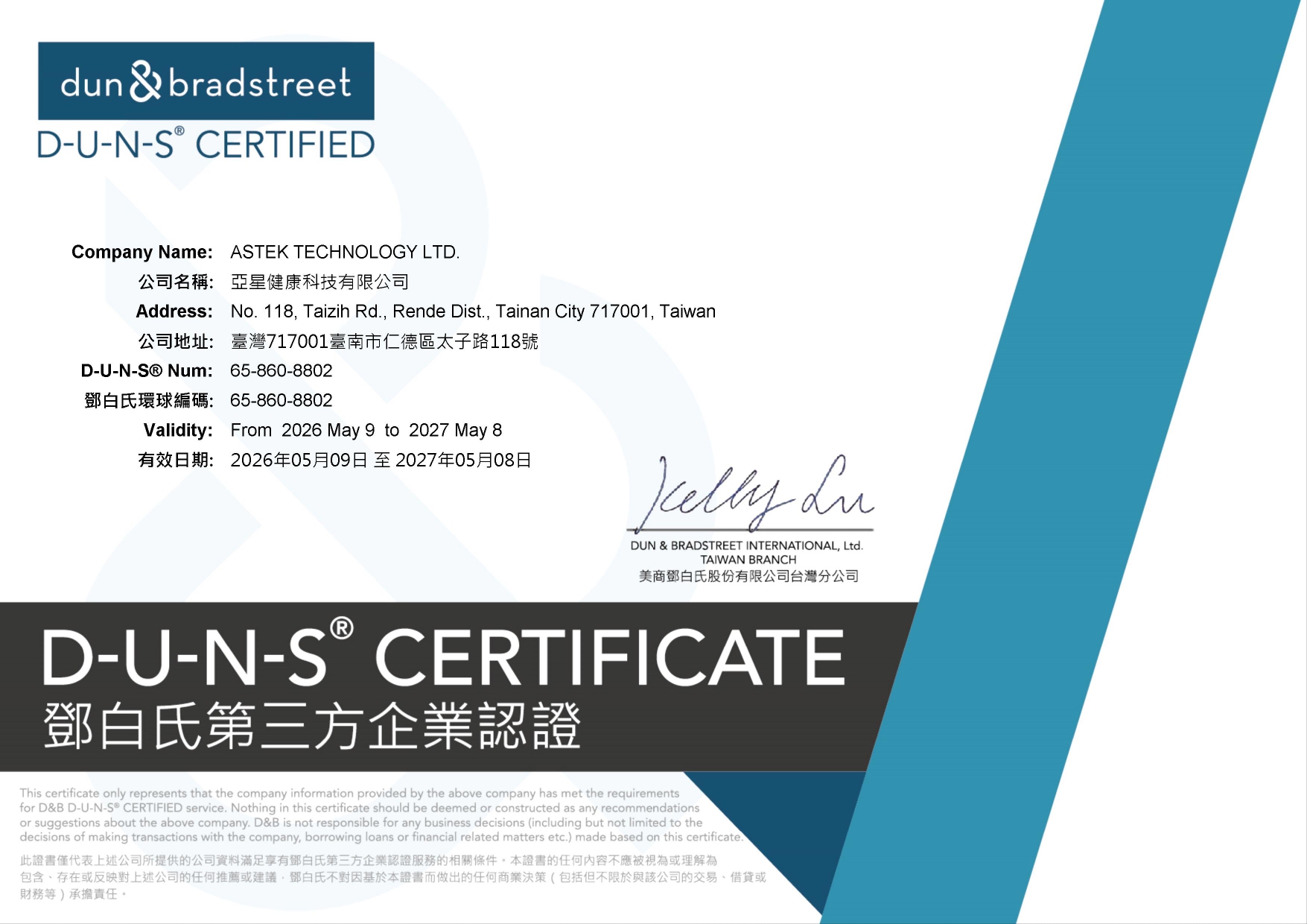 certified